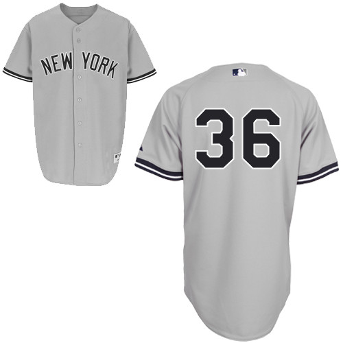 Carlos Beltran #36 mlb Jersey-New York Yankees Women's Authentic Road Gray Baseball Jersey
